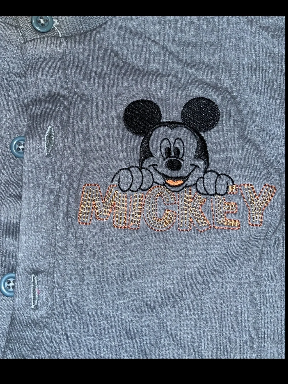 4-Items 18m Bundle Mickey Mouse Thermal Outfit & A2pc Button Up W/Shorts